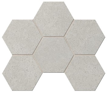 Мозаика Ametis Land Hexagon лаппатированная 25x28.5 LA01