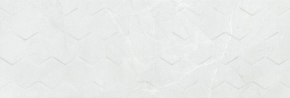 Плитка Ceramika Konskie Braga White Hexagon Rett 25x75 настенная