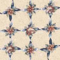 Стеклянная мозаика Sicis Rug Mosaic Poussin Elemento 3 75x75 POEL3