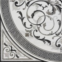 Панно Ricchetti Ceramiche Marble Boutique Rosone Freddo Lux Ret 119x119 0541544