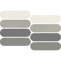 Мозаика Italgraniti Nuances Mosaico Ovale Mix Freddo 3 19.5x37 NU00MOVF3