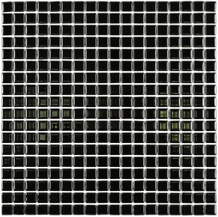 Стеклянная мозаика Bonaparte Super Black 1.5x1.5 30x30