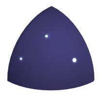 Уголок Pool Tile Radial External Corner Dark Blue Smooth