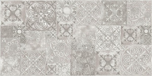 Декор Beryoza Ceramica Амалфи Серый 30x60 настенный