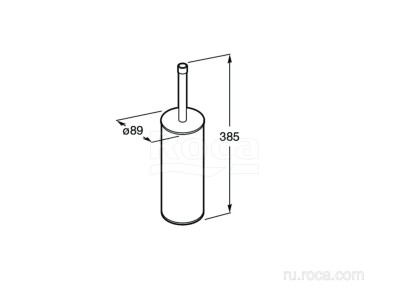 Ёршик Roca Superinox 8.9x8.9x38.5 817306002