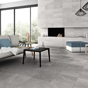 Керамогранит Steppe Ceramics Lotus Grey неполированный 80x80 LT018080N