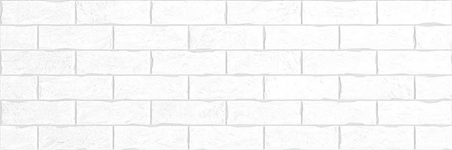 Плитка Delacora Brick White 25x75 настенная WT15BRC00