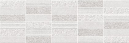 Плитка Omnia Spirit Mosaico Blanco 25x75 настенная 