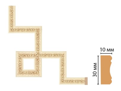 Декоративный угловой элемент Decomaster 165-3-1028 (300x300 мм)