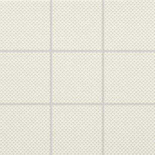 Мозаика Rako Color Two светло-бежевая матовая рельефная 1x1 30x30 GRS0K607