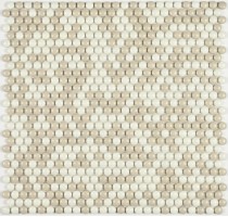 Стеклянная мозаика Bonaparte Pixel Cream 31.8x32.5