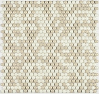 Стеклянная мозаика Bonaparte Pixel Cream 31.8x32.5