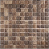 Стеклянная мозаика Vidrepur Wood Edna Dark Blend 31.7x31.7