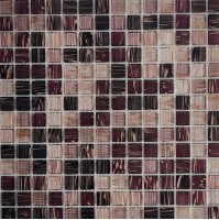 Мозаика Pixmosaic Glass Коричневая 2x2 30.5x30.5 JS07