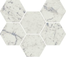 Декор Charme Extra Carrara Mosaico Hexagon