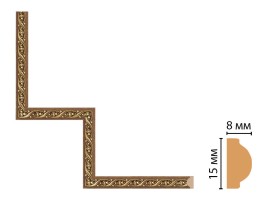 Декоративный угловой элемент Decomaster 130-1-3 (200x200 мм)