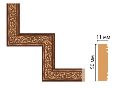 Декоративный угловой элемент Decomaster 156-1-1084 (300x300 мм)