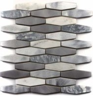 Мозаика Moreroom Stone Stamping Stone Aluminum Mix Grey Dark 25.8x30 AG182