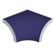 Уголок Pool Tile Radial Internal Corner Dark Blue Anti-Slip