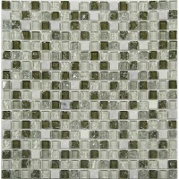 Мозаика NSmosaic Exclusive Series стекло камень 1.5x1.5 30.5x30.5 NO-231