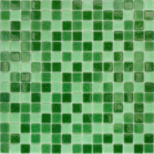 Мозаика Pixmosaic Econom Зеленый Микс 32.7x32.7 MC109