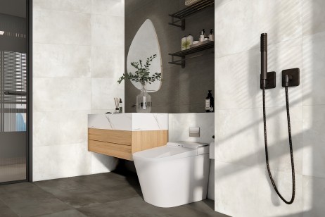 Керамогранит Global Tile Onega Серый 40x80 GT408013501MR