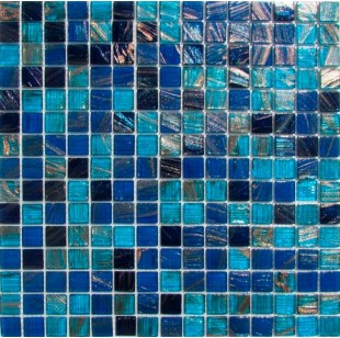 Мозаика Спектр-М Микс Стекло Из Стекла На Сетке 32.7x32.7 SH-028