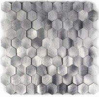 Мозаика Moreroom Stone Aluminum Stamping 3D Silver 26x27 A262