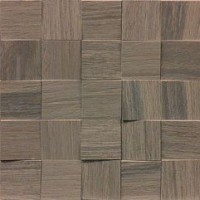 Мозаика Casa Dolce Casa Wooden Tile Of CDC Walnut Mosaico Inclinato 3D Nat 6x6 30x30 742058