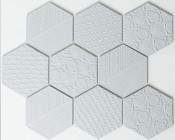 Мозаика NSmosaic Rustic Series керамика матовая 9.5x11 25.6x29.55 R-332