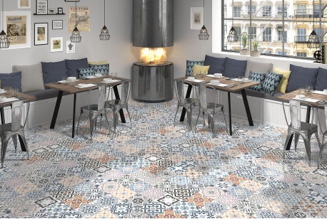 Керамогранит Global Tile Topaz Синий 41.2x41.2 GT235VG