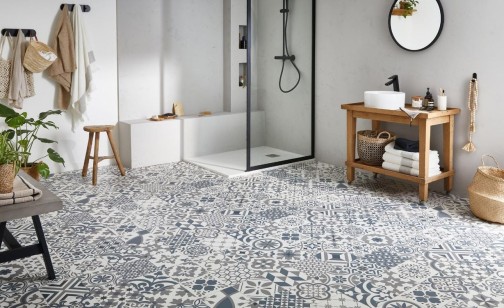 Керамогранит Global Tile Topaz Синий 41.2x41.2 GT235VG
