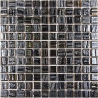 Стеклянная мозаика Vidrepur Aqua Black черный 31.7x31.7