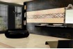 Плитка Нефрит-Керамика Кальяри черная 20х60 настенная 00-00-5-17-01-04-378