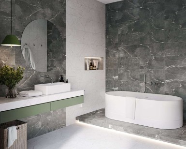 Керамогранит Global Tile Antares Белый 30x60 GT226VG