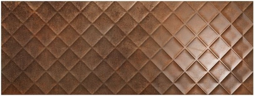 Плитка Love Ceramic Tiles Metallic Chess Corten Rett 45x120 настенная
