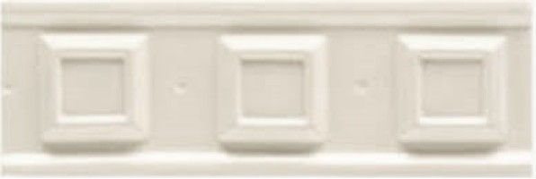 Бордюр Ceramiche Grazia Boiserie Square Bianco Matt 6.5x20 SQ01