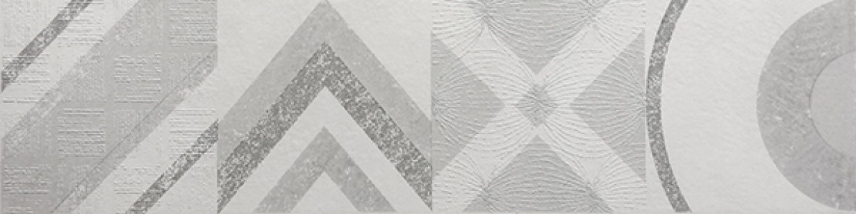 Бордюр Polcolorit Modern Bianco Stilo Mix 14.7x59.5
