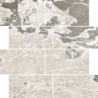 Мозаика Casa Dolce Casa Onyx and More White Blend Glossy 6mm Mur 7.5x15 30x30 767785
