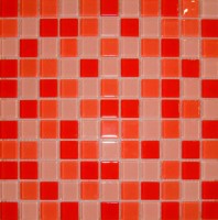 Мозаика Pixmosaic Glass Красная 2.5x2.5 30x30 C9013