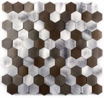 Мозаика Moreroom Stone Aluminum Stamping 3D Mix 26x27 A264