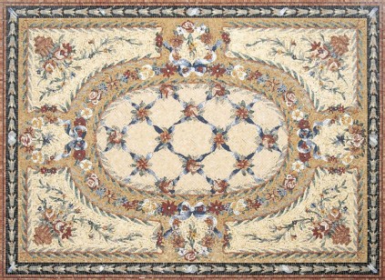 Стеклянная мозаика Sicis Rug Mosaic Poussin 200x270 POUSSIN