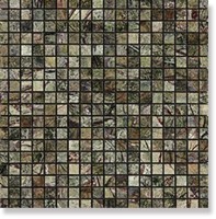 Мозаика Art and Natura Ceramica Marble Mosaic Rain Forest Green 1.5x1.5 30.5x30.5