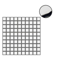 Мозаика Floor Gres B and W Marble Wave Mat Mosaico 3x3 30x30 767387