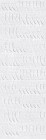 Плитка Keraben Verse Art White Mate 30x90 настенная