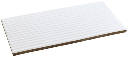 Плитка Бассейн белая рельефная для бассейна противоскользящая