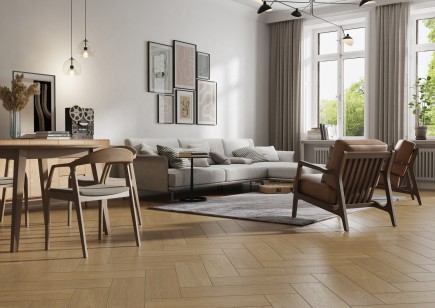 Керамогранит Cersanit Teakwood Темно-Коричневый Рельеф 18.5x59.8 17898