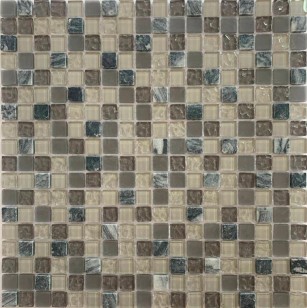 Мозаика Спектр-М Микс Стекло Из Стекла На Сетке 30x30 SK10-207