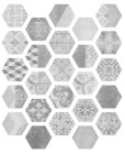 Керамогранит ITT Ceramic Nuuk Hexa 23.2x26.7