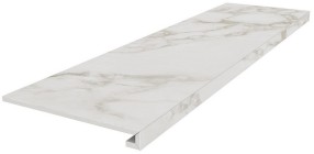 Ступень Kerama Marazzi Монте Тиберио серый светлый матовый обрезной 33x119.5 SG540720R/GCF